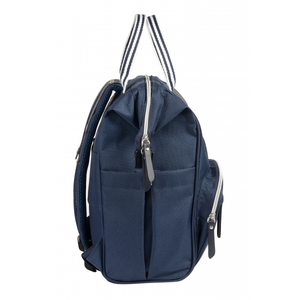 Sac à langer à dos Wellington bleu marine