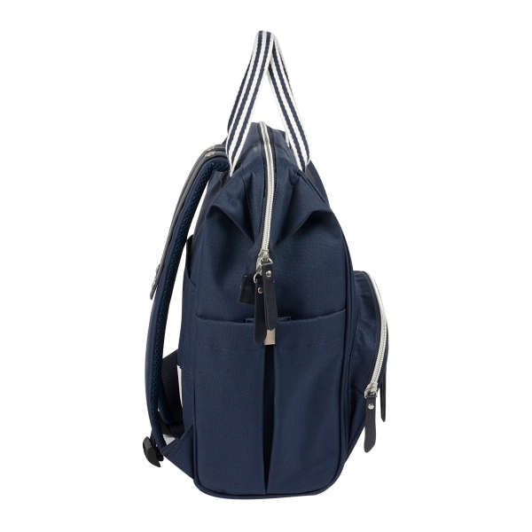 Sac à langer à dos Wellington bleu marine