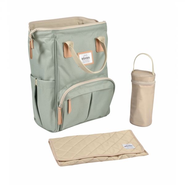 Sac à langer à dos Wellington - Vert sauge