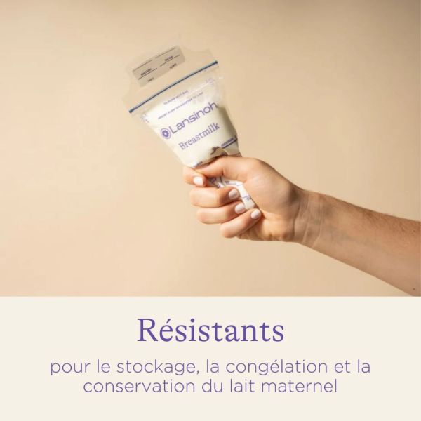 Lot de 50 sachets de conservation de lait maternel