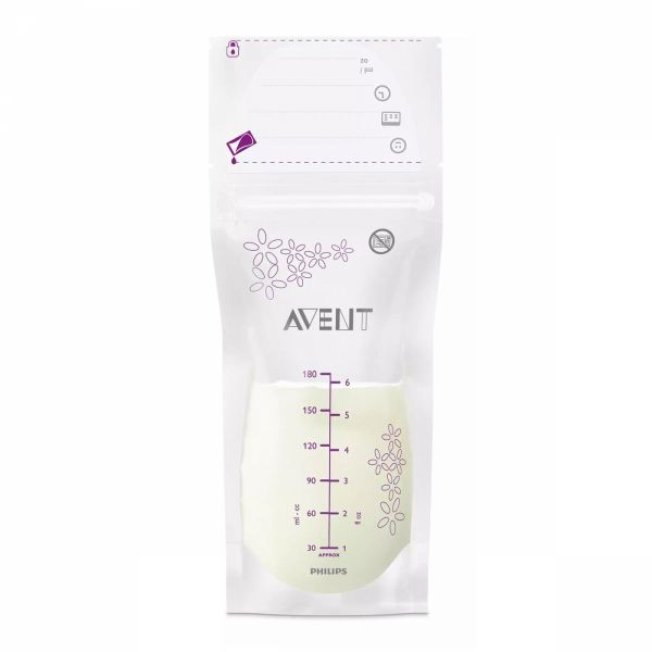 Lot de 25 sachets de conservation lait maternel 180ml