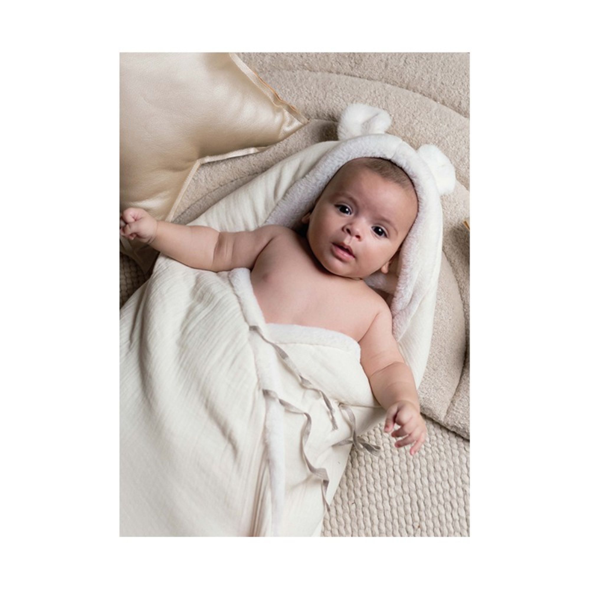 Nid d'ange cosy - Couverture polaire bébé