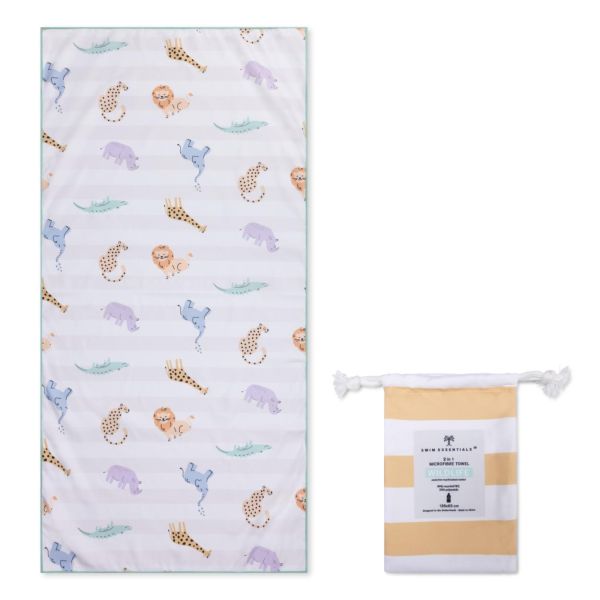 Serviette microfibre 135x65 cm - Safari