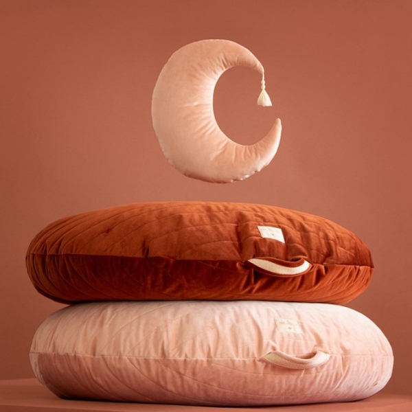 Pouf enfant Sahara Velvet Wild Brown