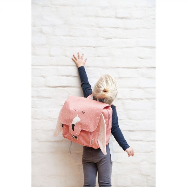 Cartable enfant Mrs. Flamingo