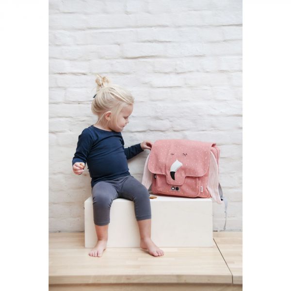 Cartable enfant Mrs. Flamingo