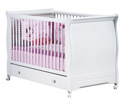 Lit évolutif bébé Little Big Bed 70x140 cm Elodie Blanc