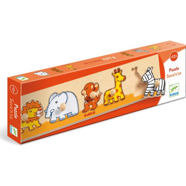 Puzzle en bois gros boutons Sava'n'co