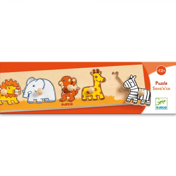 Puzzle en bois gros boutons Sava'n'co