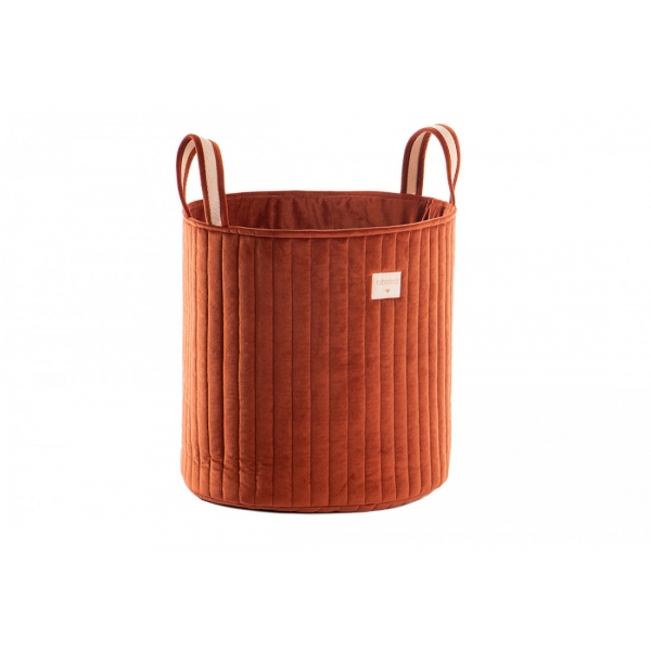 Panier de rangement jouets Savanna Velvet Wild Brown