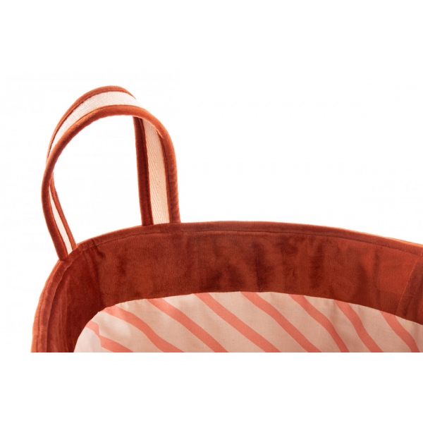 Panier de rangement jouets Savanna Velvet Wild Brown