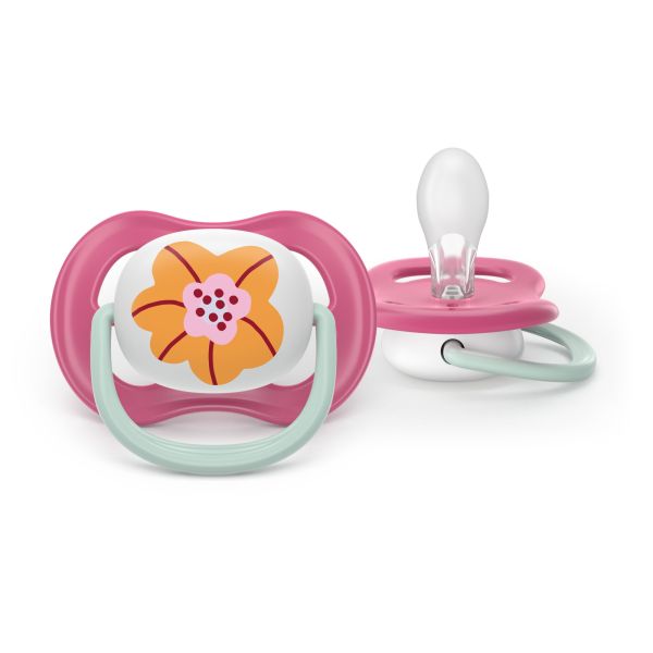 Lot de 2 sucettes Ultra Air 6-18 mois SCF080/28