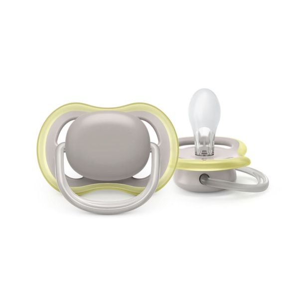 Lot de 2 sucettes Ultra Air 6/18 mois Day and Night
