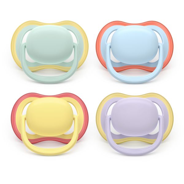 Lot de 2 sucettes Ultra Air 0-6 mois SCF087/05