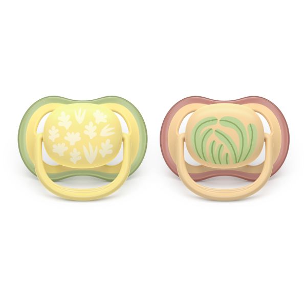 Lot de 2 sucettes Ultra Air 0-6 mois SCF087/08