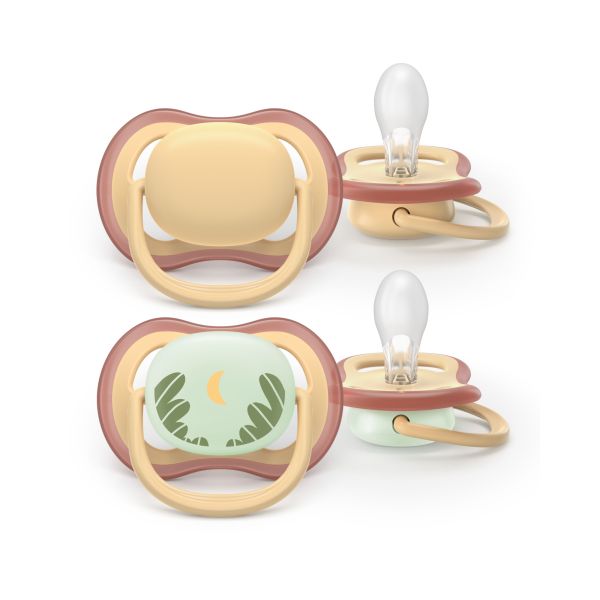 Lot de 2 sucettes Ultra Air 0-6 mois SCF087/09