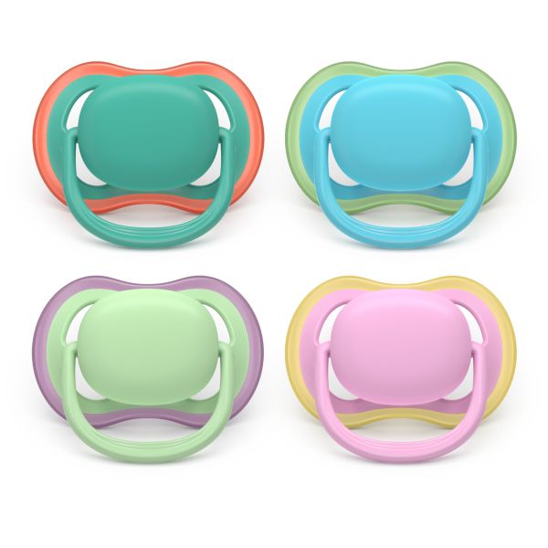 Lot de 2 sucettes Ultra Air 6-18 mois SCF087/14