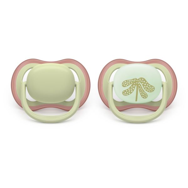 Lot de 2 sucettes Ultra Air 6-18 mois SCF087/18