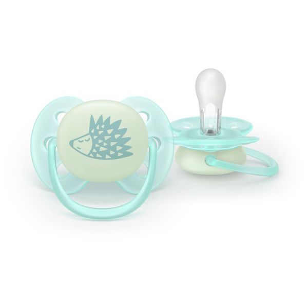 Lot de 2 sucettes Ultra Soft 0-6 mois SCF094/11