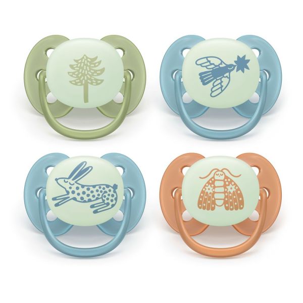 Lot de 2 sucettes Ultra Soft 18 mois et plus SCF094/13