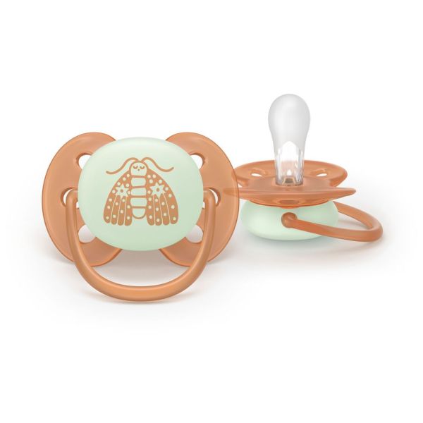 Lot de 2 sucettes Ultra Soft 18 mois et plus SCF094/13