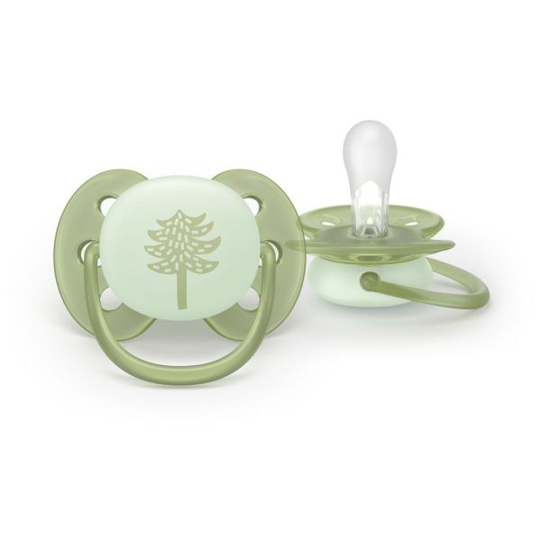 Lot de 2 sucettes Ultra Soft 18 mois et plus SCF094/13