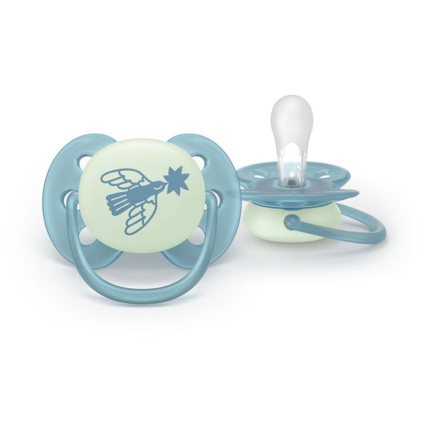 Lot de 2 sucettes Ultra Soft 18 mois et plus SCF094/13