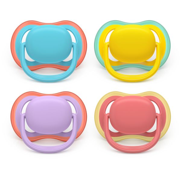 Lot de 2 sucettes Ultra Air 18 mois et plus SCF349/48