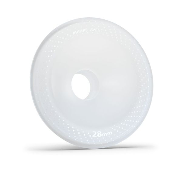 Lot de 2 Téterelles et 2 embouts grande taille pour tire lait SCF552/11