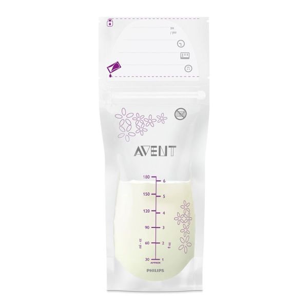 Lot de 50 sachets de conservation lait maternel 180ml