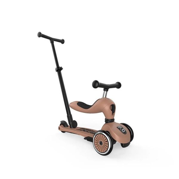 Porteur évolutif en trottinette Highwaykick 1 Mocha