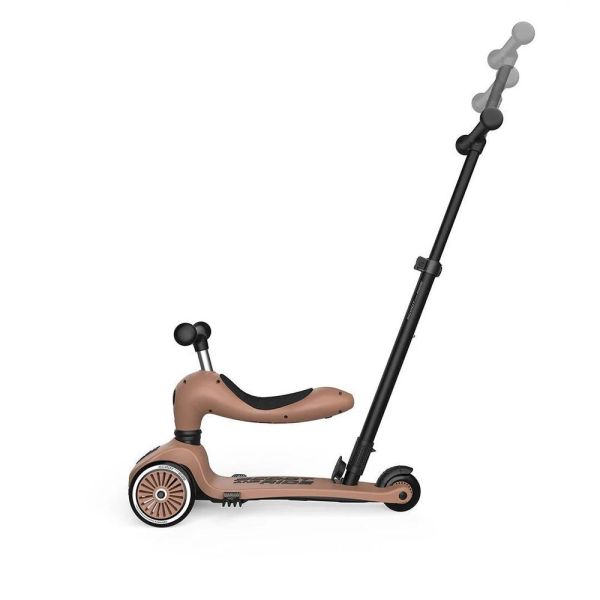 Porteur évolutif en trottinette Highwaykick 1 Mocha