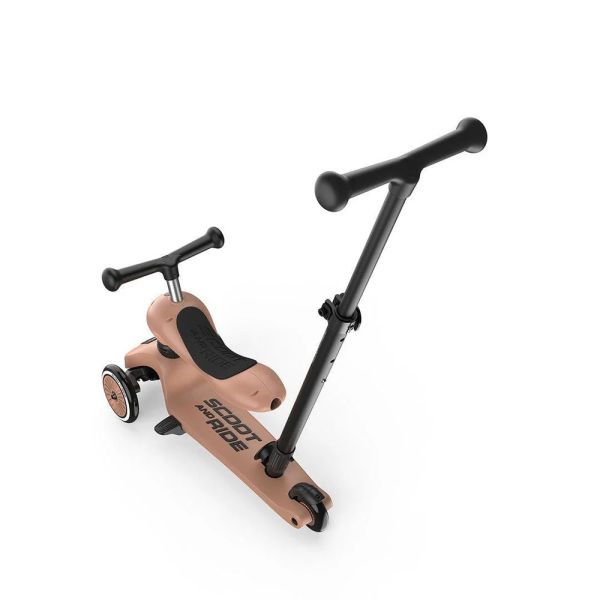 Porteur évolutif en trottinette Highwaykick 1 Mocha