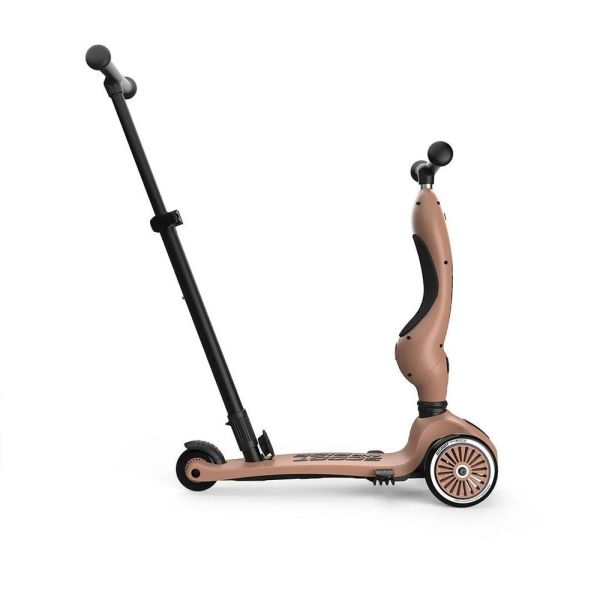 Porteur évolutif en trottinette Highwaykick 1 Mocha