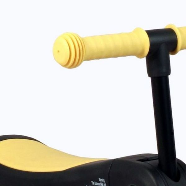 Draisienne évolutive 5 en 1 Scootizz avec barre de poussée adulte Jaune