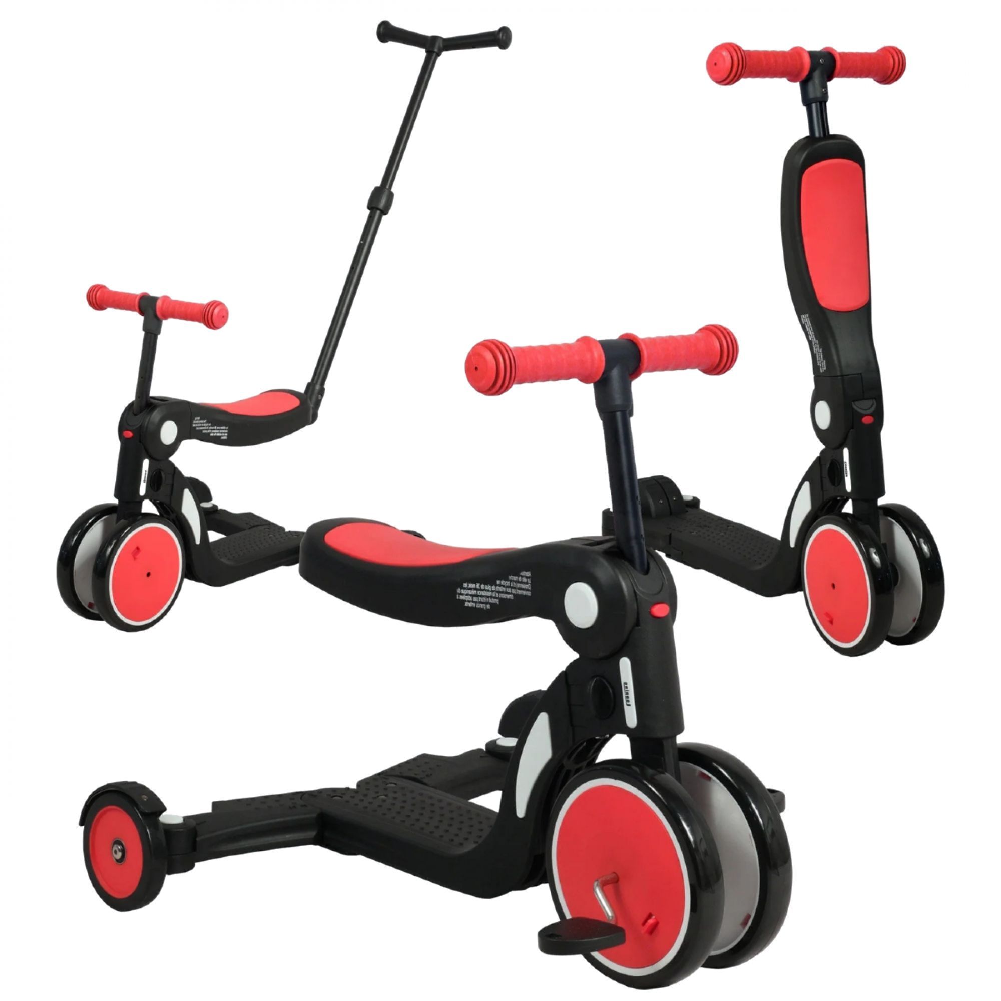 Scootizz,draisienne évolutive 5 en 1 avec barre de poussée adulte