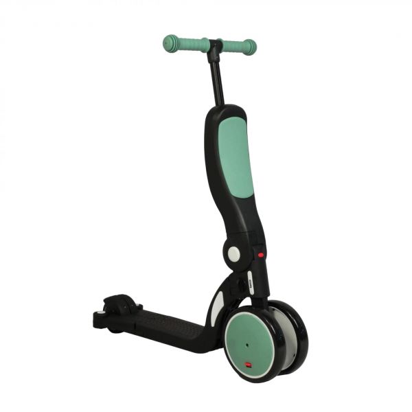 Draisienne évolutive 5 en 1 Scootizz avec barre de poussée adulte verte