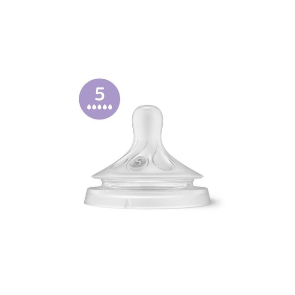 Lot de 3 tétines Natural Response - Débit 3, 4 et 5 SCY960/03