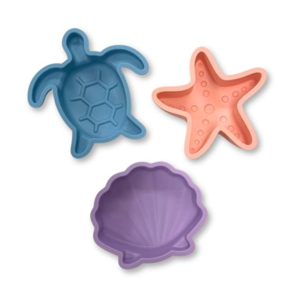 Set de plage silicone - Sea animals
