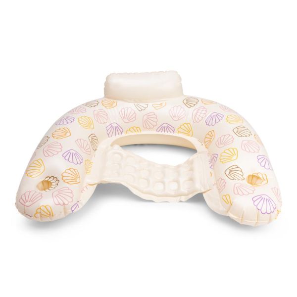 Fauteuil gonflable coquillages pour enfant