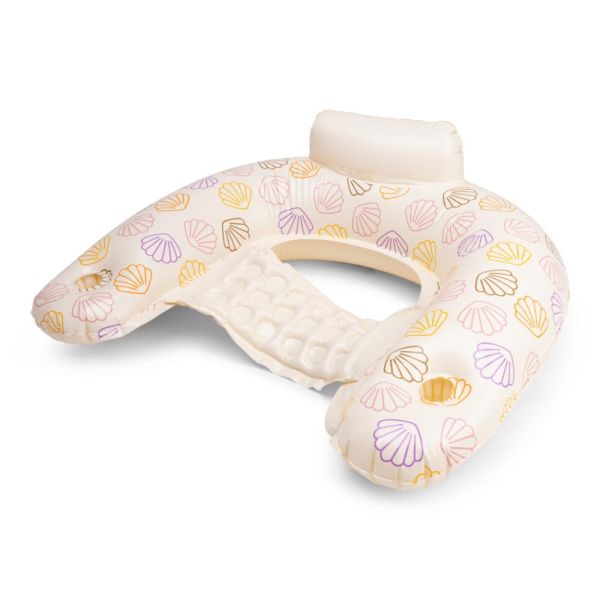 Fauteuil gonflable coquillages pour enfant