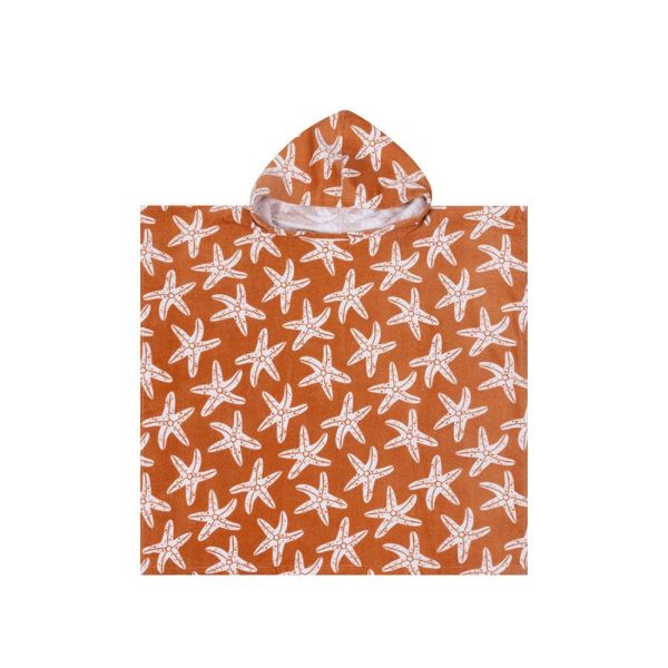 Poncho de plage étoile de mer 65x65 cm