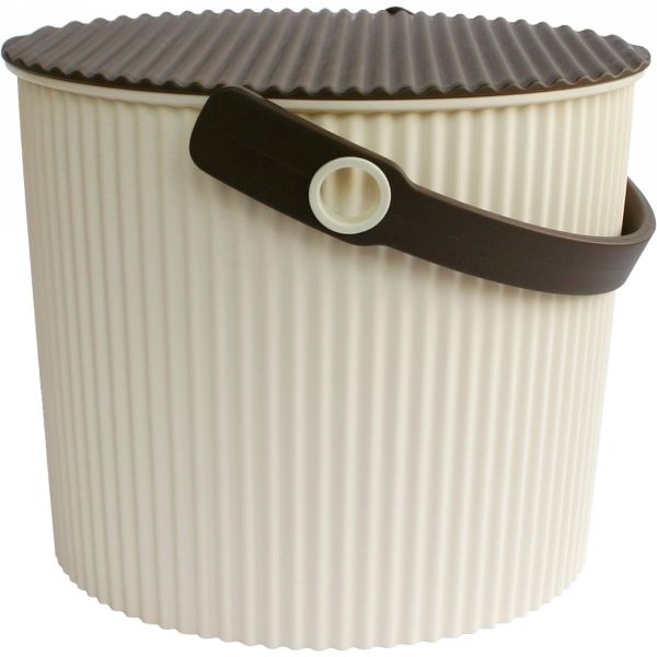 Panier de rangement S seau Omnioutil 8 litres Ivoire