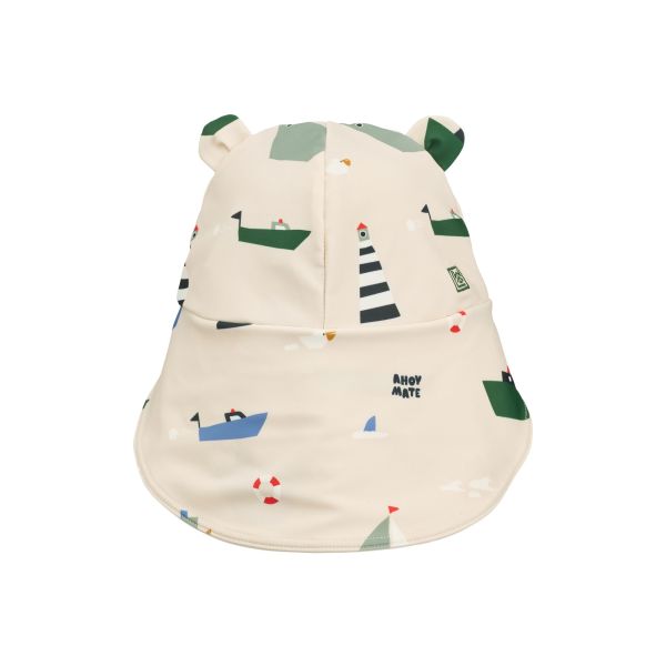 Chapeau de soleil anti-UV bébé Senia Sailing Sandy 3-6 mois