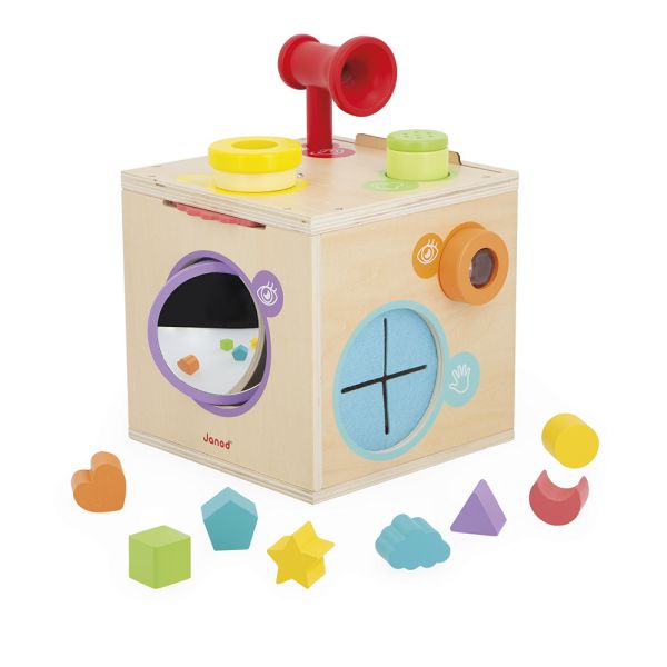 Cube d'activités Boîte sensorielle pour enfant