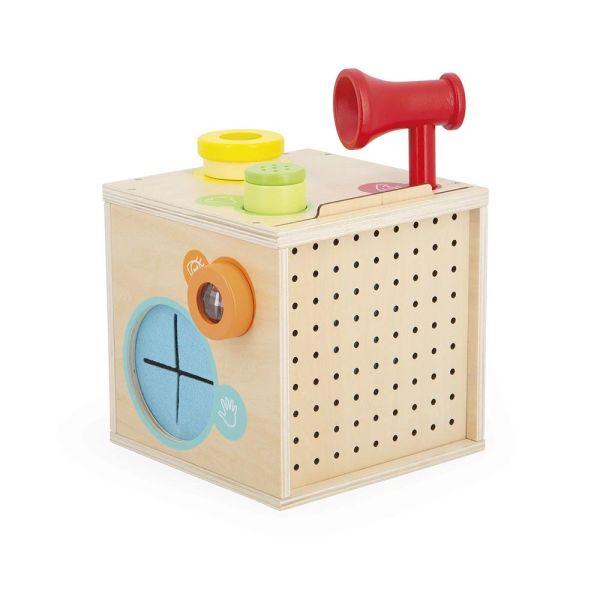 Cube d'activités Boîte sensorielle pour enfant