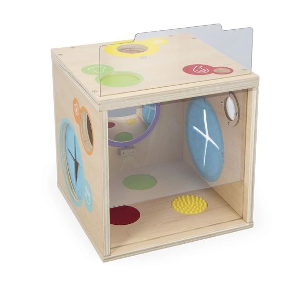 Cube d'activités Boîte sensorielle pour enfant