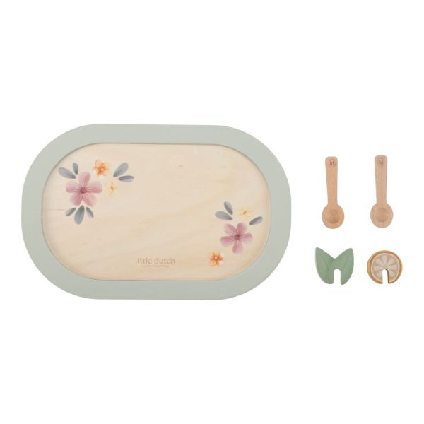 Service à thé en bois FSC