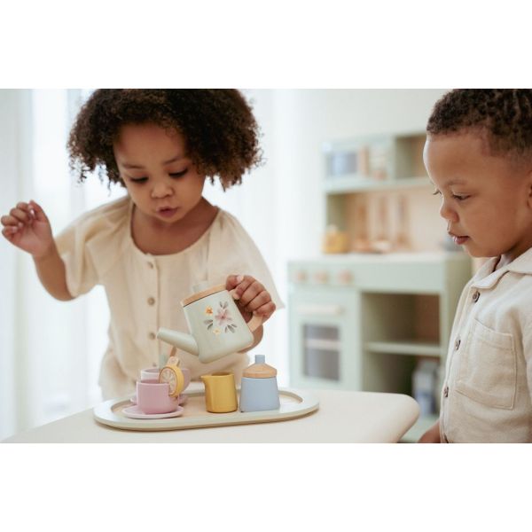 Service à thé en bois FSC