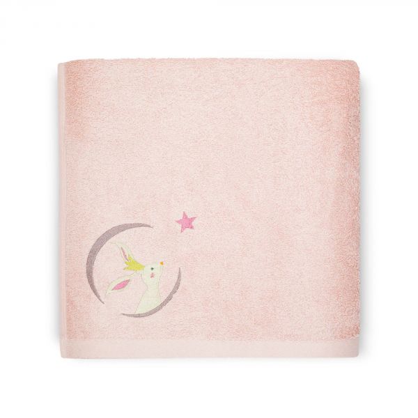 Serviette de bain 70x140 cm Lapin personnalisable